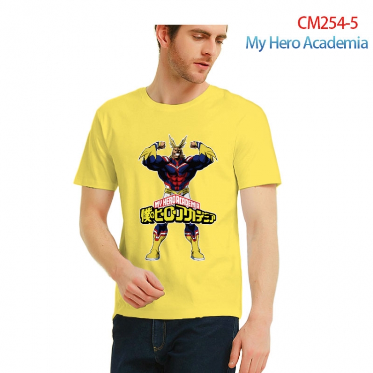 male Printed short-sleeved cotton T-shirt from S to 3XL  CM254-5
