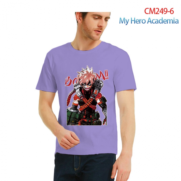 male Printed short-sleeved cotton T-shirt from S to 3XL  CM249-6