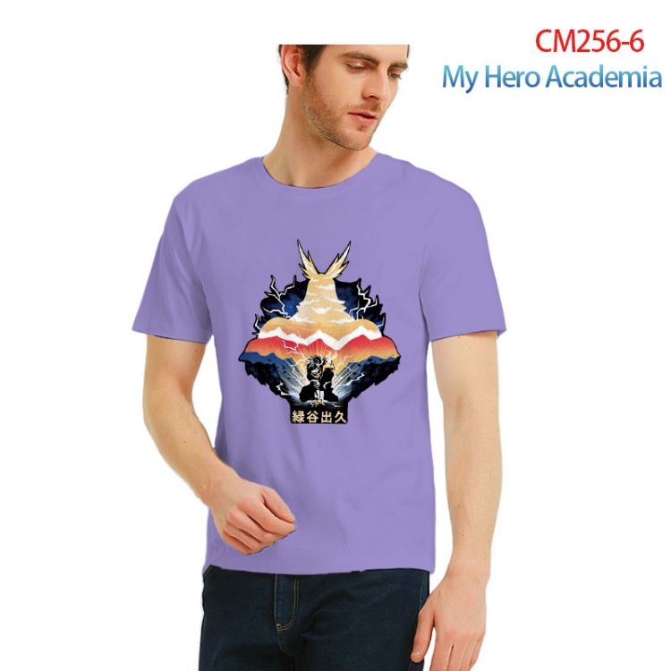 male Printed short-sleeved cotton T-shirt from S to 3XL  CM256-6