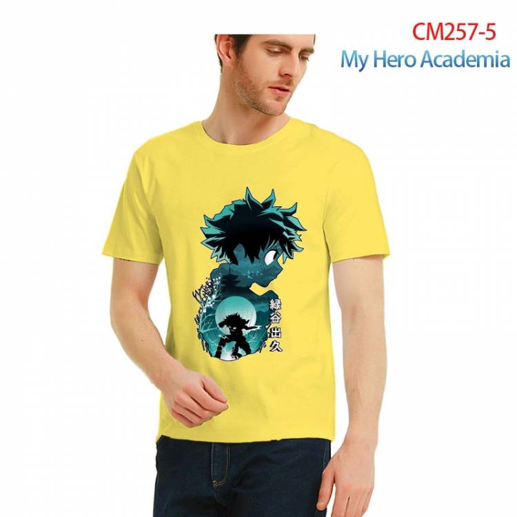 My Hero Academia male Printed short-sleeved cotton T-shirt from S to 3XL  CM257-5
