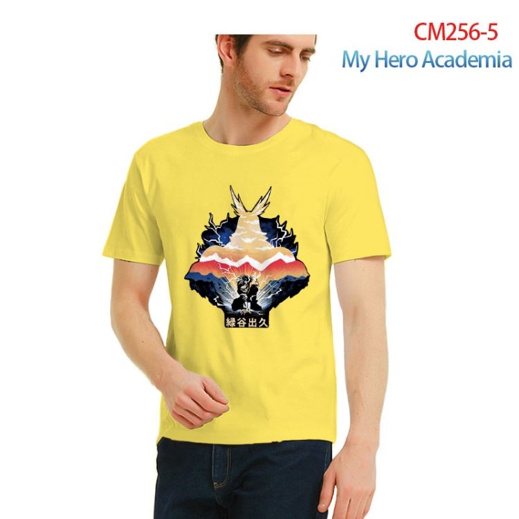 My Hero Academia male Printed short-sleeved cotton T-shirt from S to 3XL  CM256-5