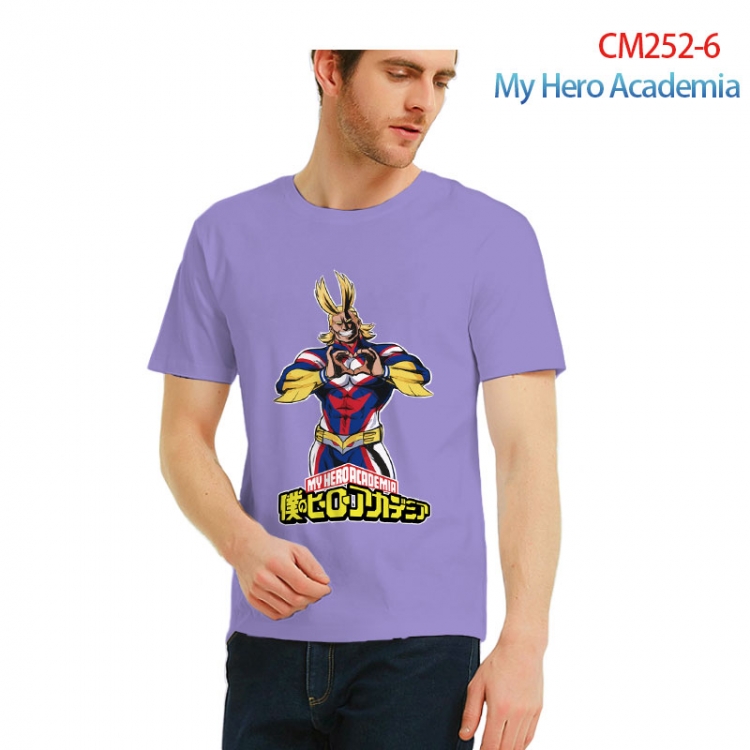 My Hero Academia male Printed short-sleeved cotton T-shirt from S to 3XL  CM252-6