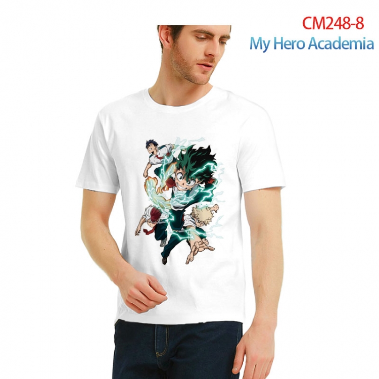 My Hero Academia male Printed short-sleeved cotton T-shirt from S to 3XL  CM248-8