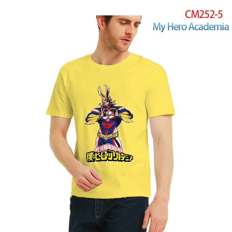 My Hero Academia male Printed short-sleeved cotton T-shirt from S to 3XL  CM252-5