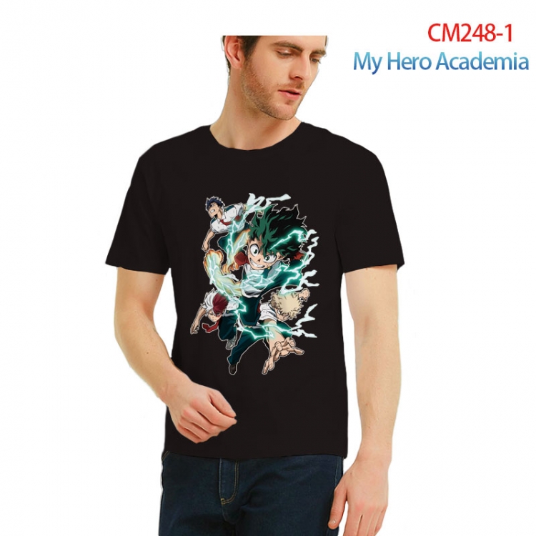 My Hero Academia male Printed short-sleeved cotton T-shirt from S to 3XL   CM248-1