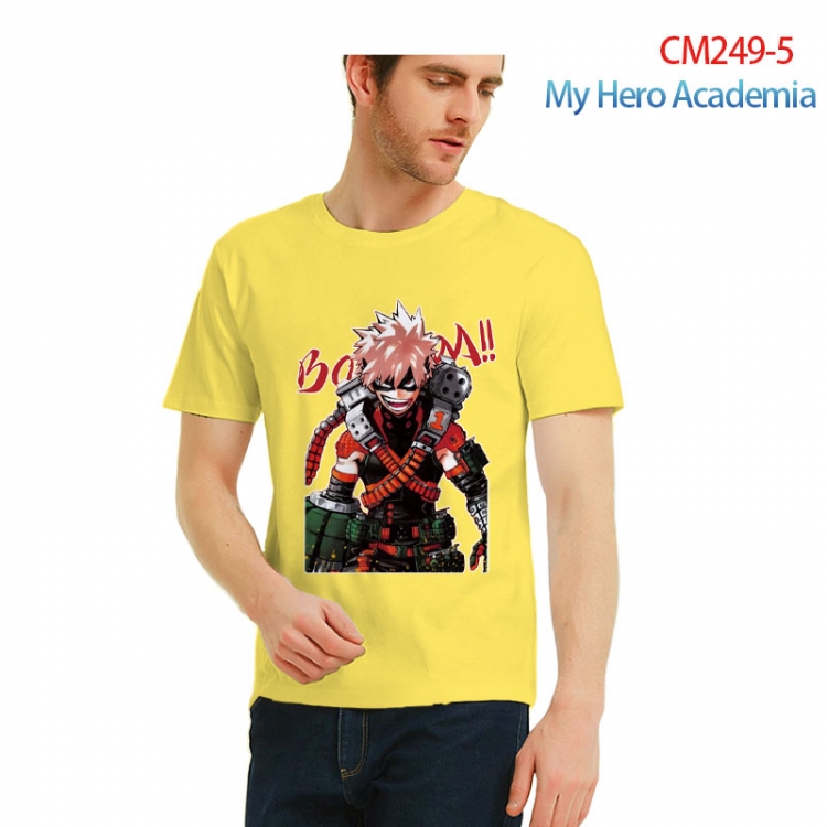 My Hero Academia male Printed short-sleeved cotton T-shirt from S to 3XL  CM249-5