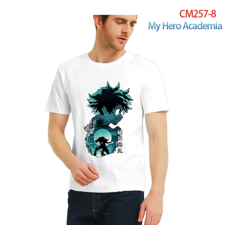 My Hero Academia male Printed short-sleeved cotton T-shirt from S to 3XL  CM257-8