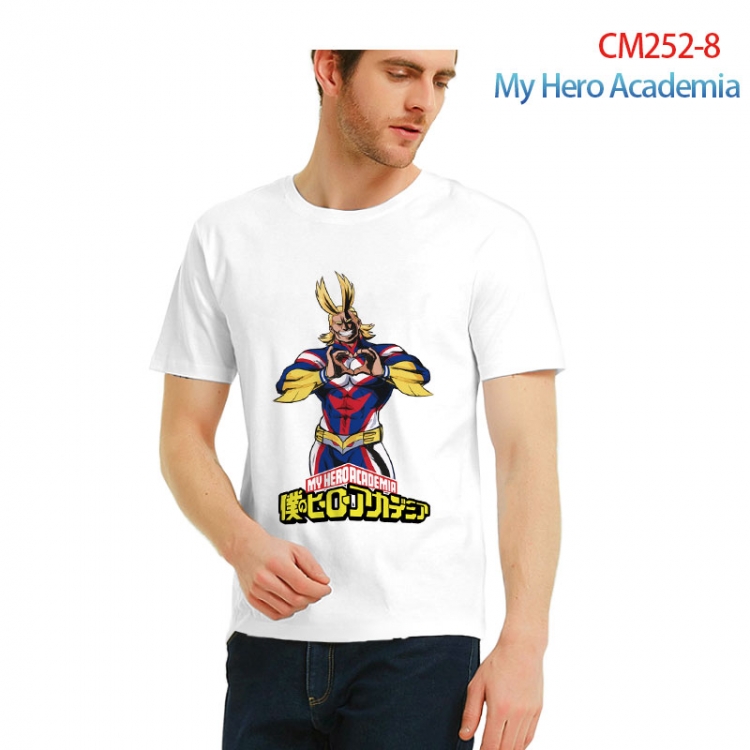 My Hero Academia male Printed short-sleeved cotton T-shirt from S to 3XL   CM252-8