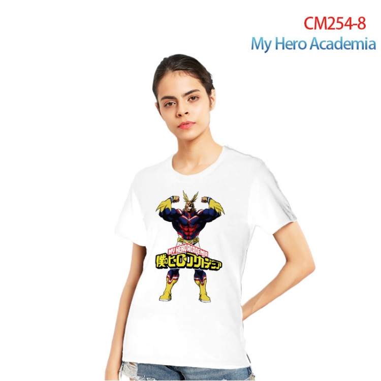 My Hero Academia Women's Printed short-sleeved cotton T-shirt from S to 3XL CM254-8