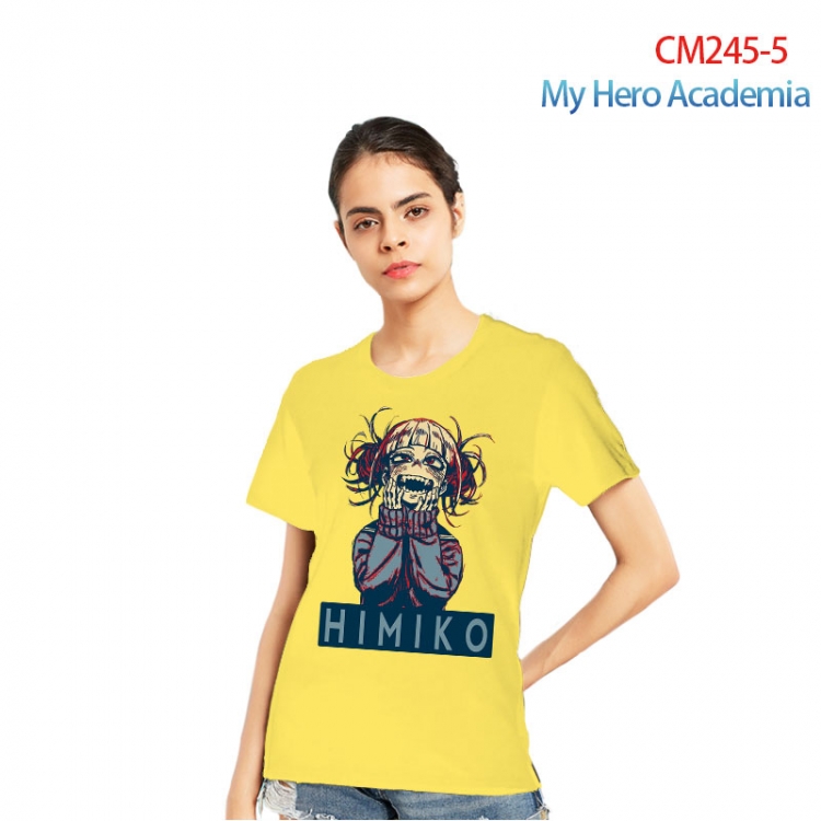 My Hero Academia Women's Printed short-sleeved cotton T-shirt from S to 3XL  CM245-5