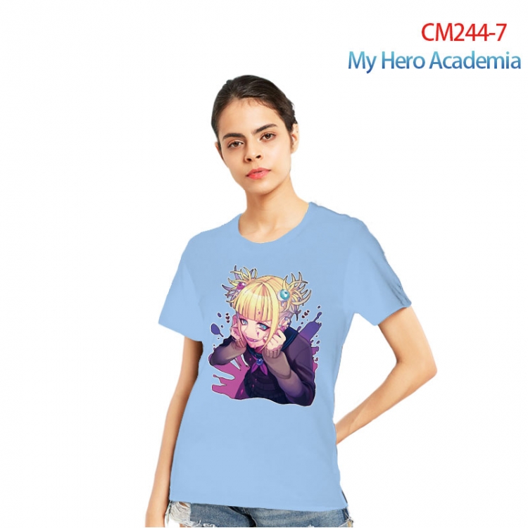 My Hero Academia Women's Printed short-sleeved cotton T-shirt from S to 3XL CM244-7
