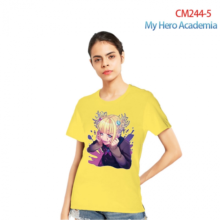 My Hero Academia Women's Printed short-sleeved cotton T-shirt from S to 3XL CM244-5