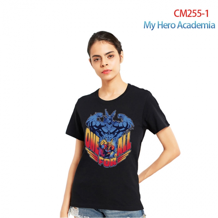 My Hero Academia Women's Printed short-sleeved cotton T-shirt from S to 3XL CM255-1
