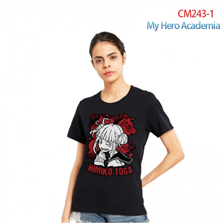 My Hero Academia Women's Printed short-sleeved cotton T-shirt from S to 3XL CM243-1