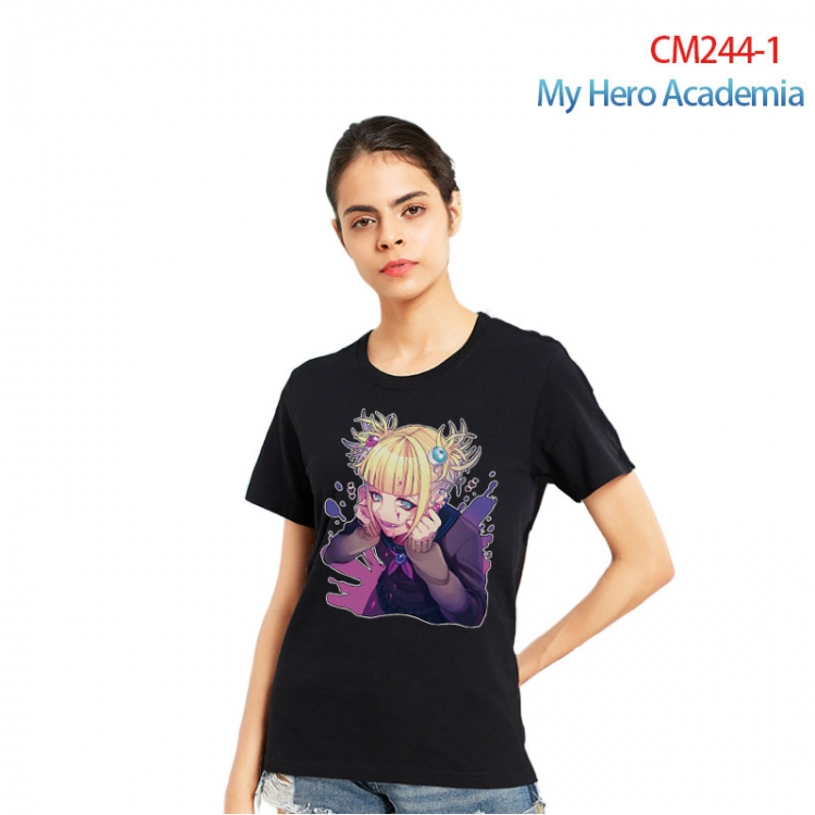My Hero Academia Women's Printed short-sleeved cotton T-shirt from S to 3XL  CM244-1