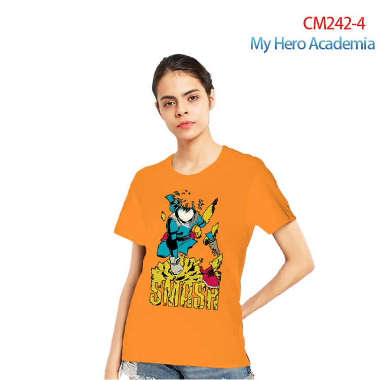 My Hero Academia Women's Printed short-sleeved cotton T-shirt from S to 3XL CM242-4