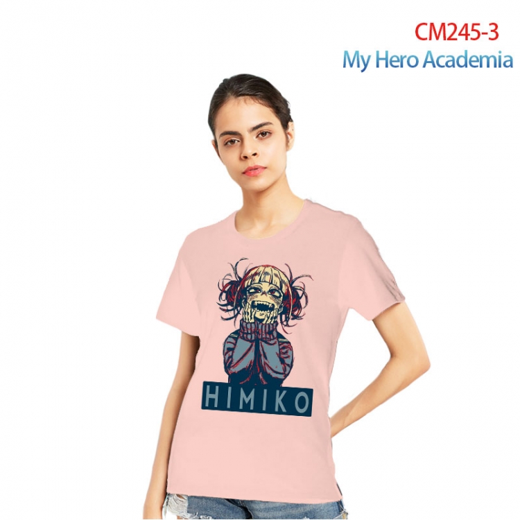 My Hero Academia Women's Printed short-sleeved cotton T-shirt from S to 3XL CM245-3