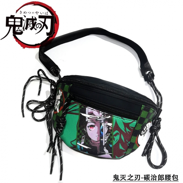 Demon Slayer Kimets Multifunctional belt bag messenger bag