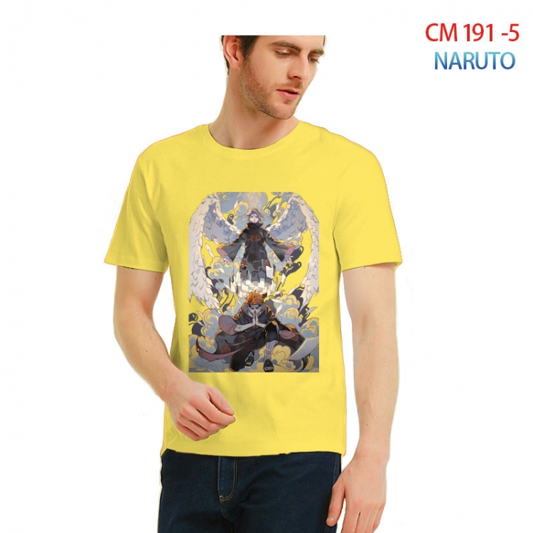 Naruto Printed short-sleeved cotton T-shirt from S to 3XL CM 191 5