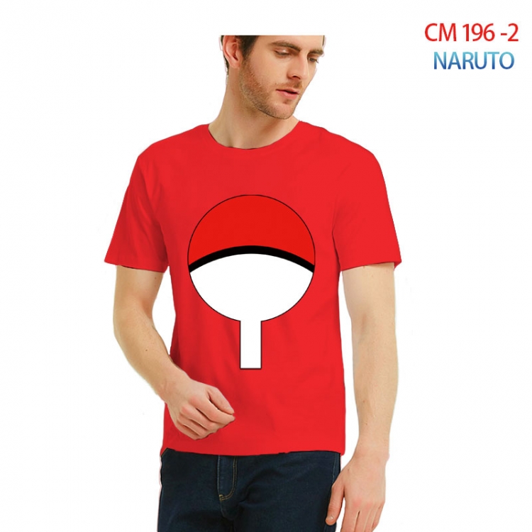 Naruto Printed short-sleeved cotton T-shirt from S to 3XL CM 196 2