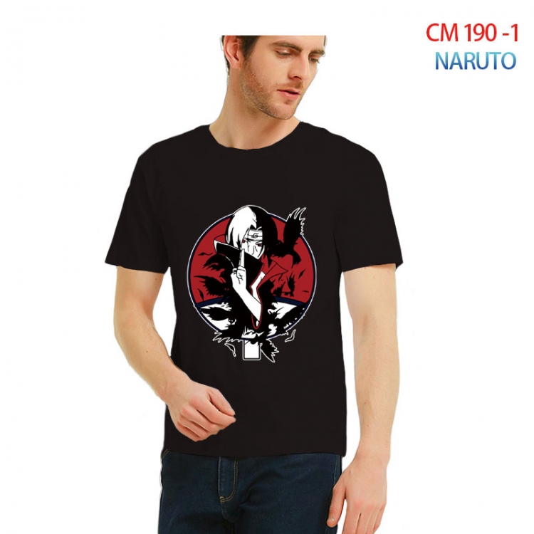 Naruto Printed short-sleeved cotton T-shirt from S to 3XL CM 190 1