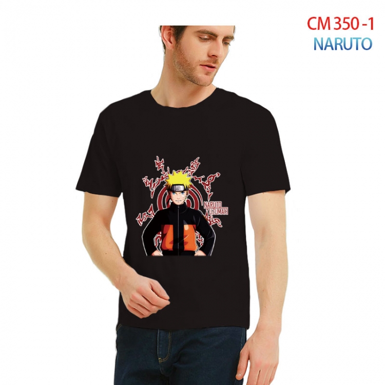 Naruto Printed short-sleeved cotton T-shirt from S to 3XL CM 350 1