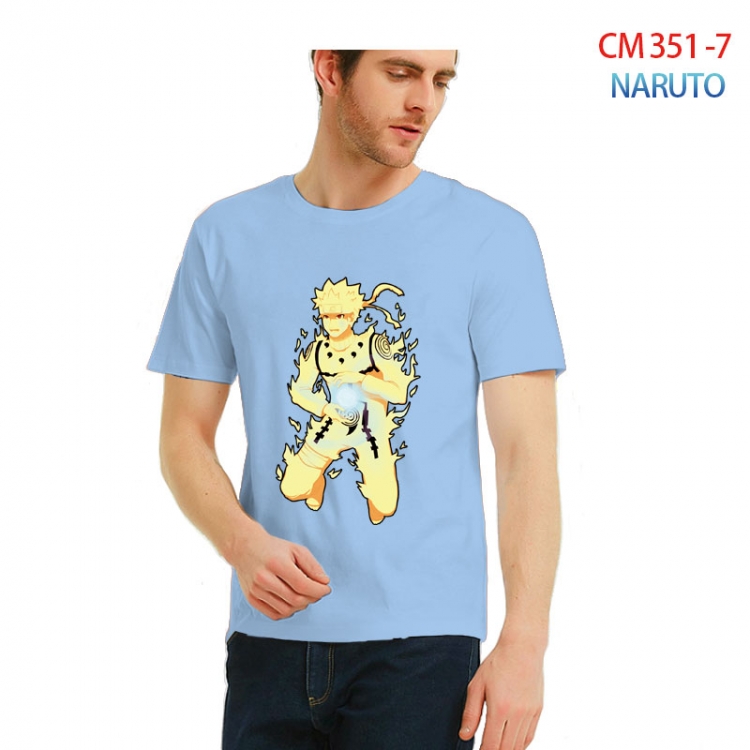 Naruto Printed short-sleeved cotton T-shirt from S to 3XL  CM 351 7
