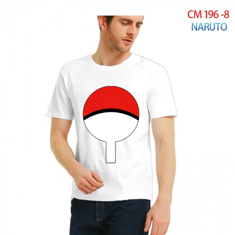 Naruto Printed short-sleeved cotton T-shirt from S to 3XL CM 196 8