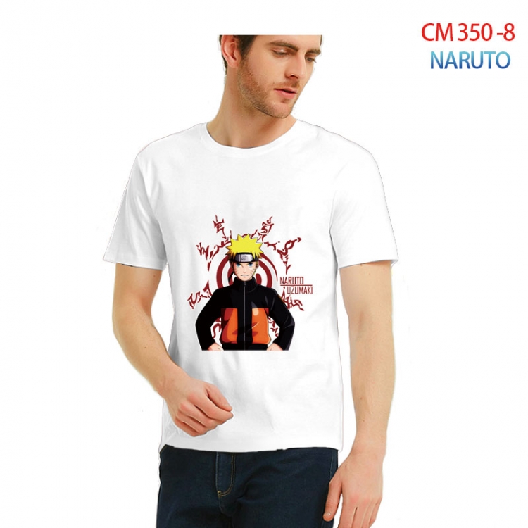 Naruto Printed short-sleeved cotton T-shirt from S to 3XL CM 350 8