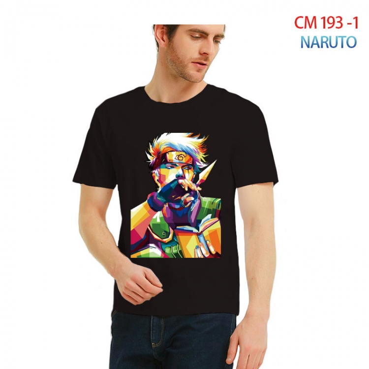 Naruto Printed short-sleeved cotton T-shirt from S to 3XL CM 193 1