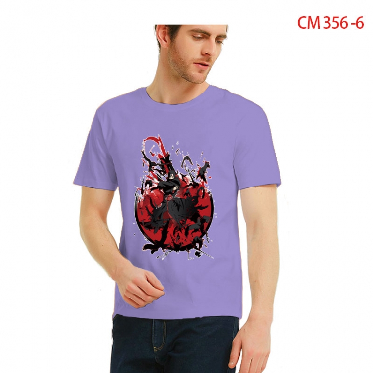 Naruto Printed short-sleeved cotton T-shirt from S to 3XL CM 356 6