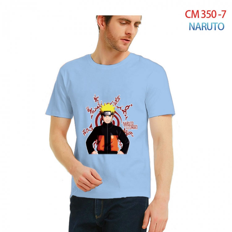 Naruto Printed short-sleeved cotton T-shirt from S to 3XL  CM 350 7