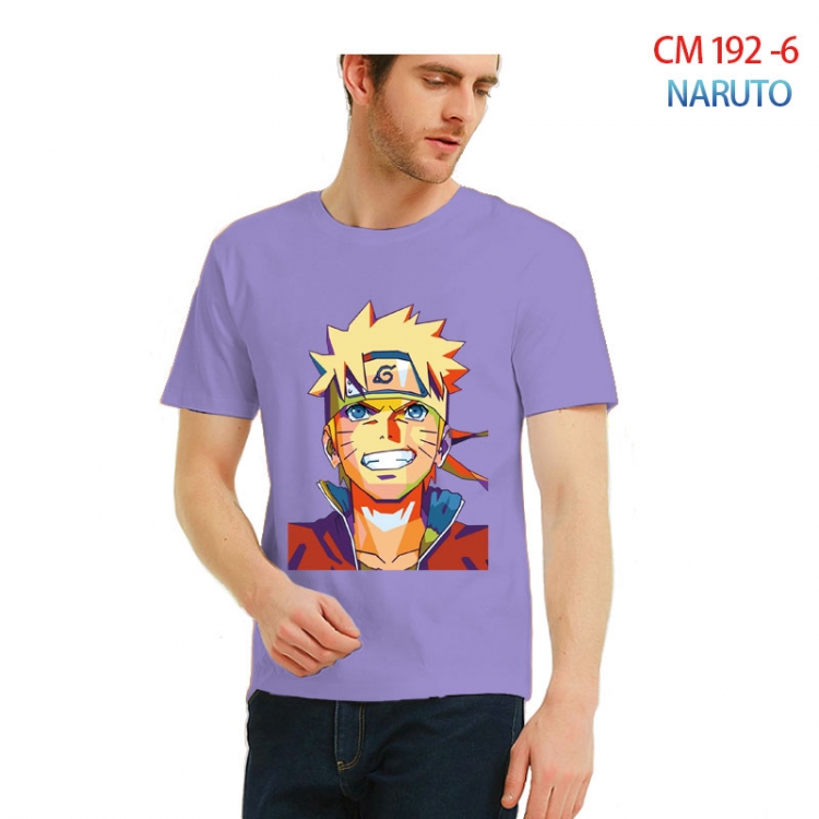 Naruto Printed short-sleeved cotton T-shirt from S to 3XL  CM 192 6