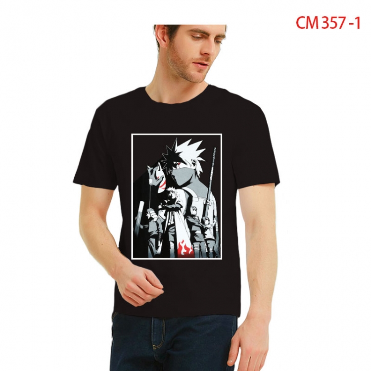 Naruto Printed short-sleeved cotton T-shirt from S to 3XL CM 357 1