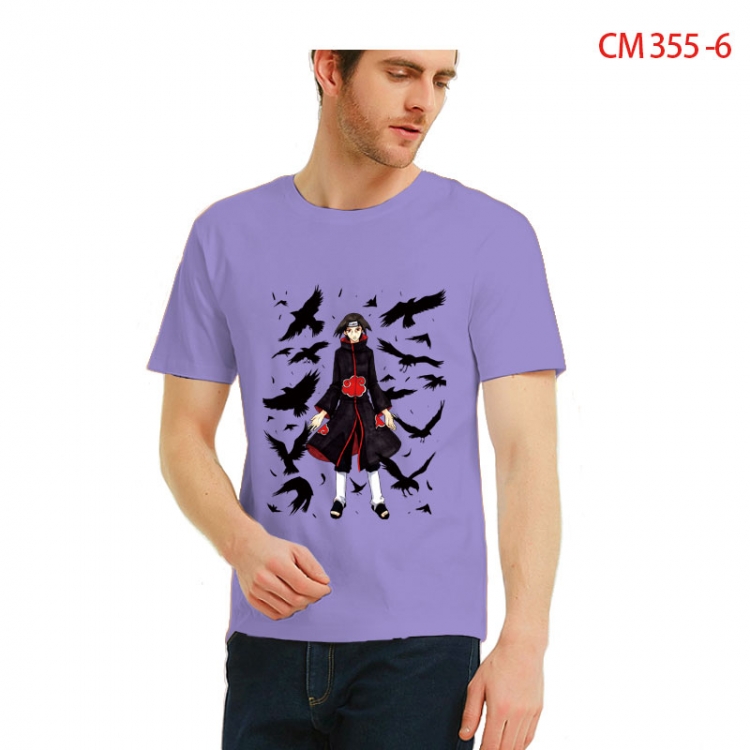 Naruto Printed short-sleeved cotton T-shirt from S to 3XL   CM 355 6