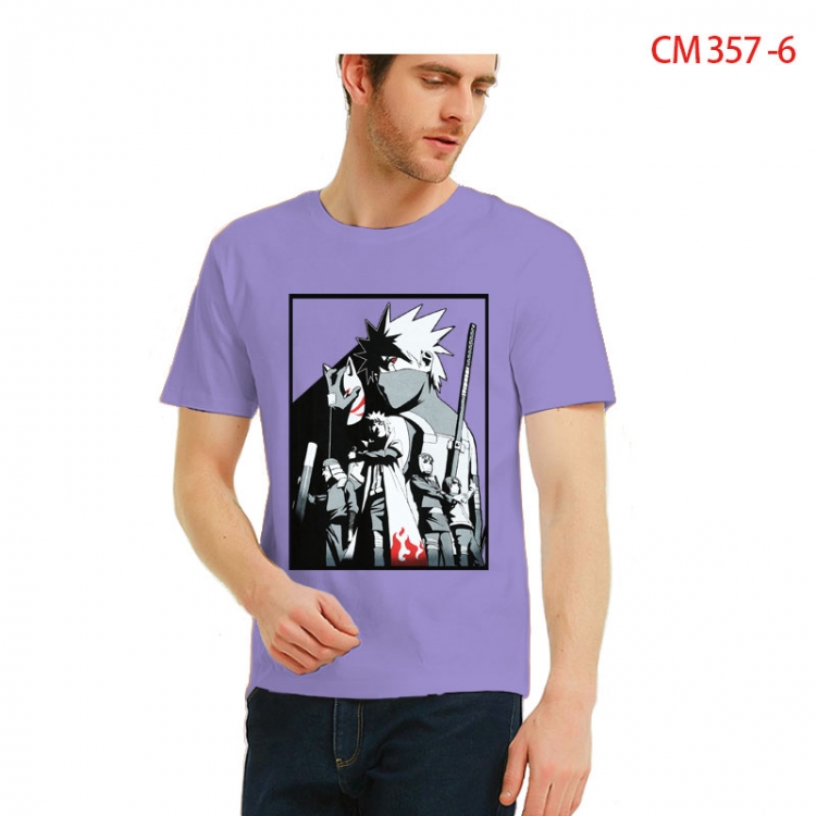 Naruto Printed short-sleeved cotton T-shirt from S to 3XL  CM 357 6