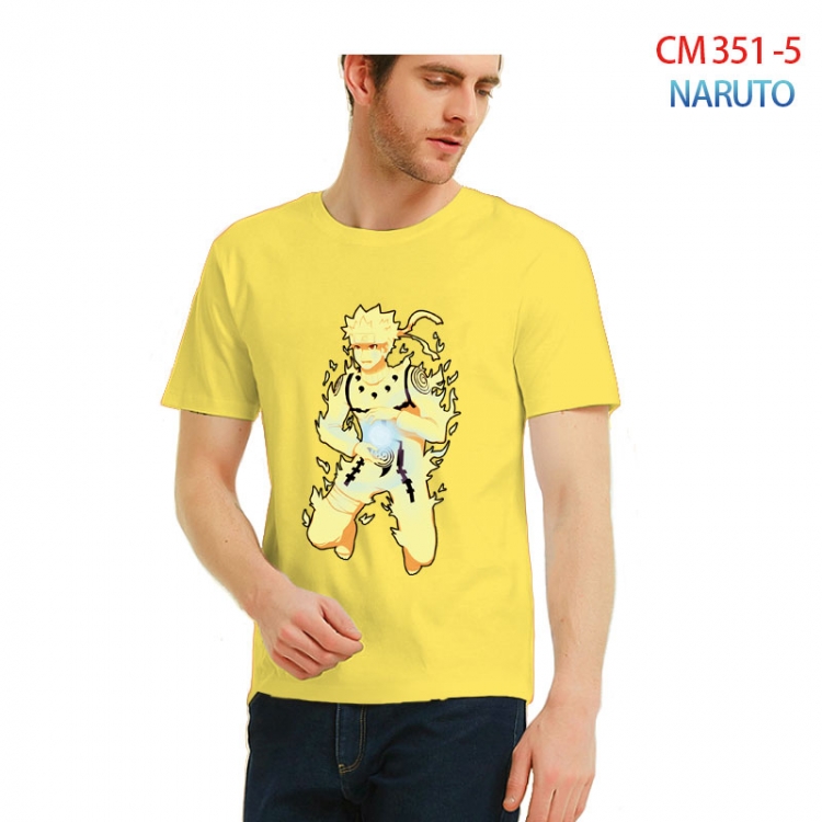 Naruto Printed short-sleeved cotton T-shirt from S to 3XL   CM 351 5