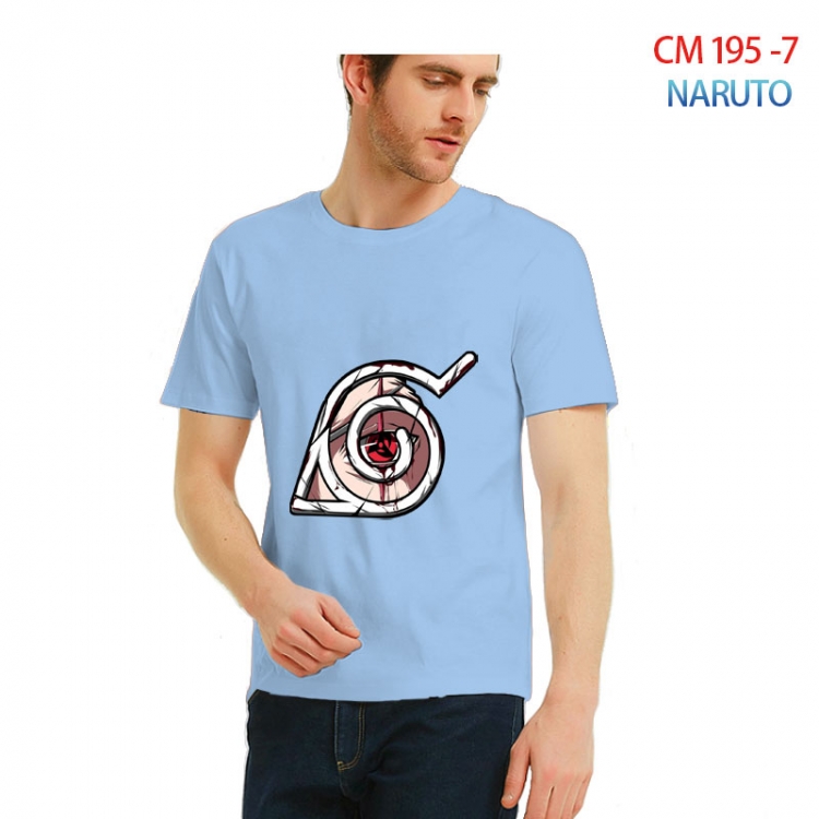 Naruto Printed short-sleeved cotton T-shirt from S to 3XL   CM 195 7