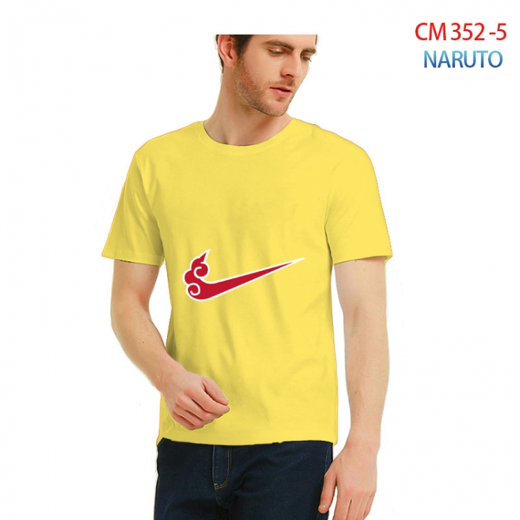 Naruto Printed short-sleeved cotton T-shirt from S to 3XL  CM 352 5