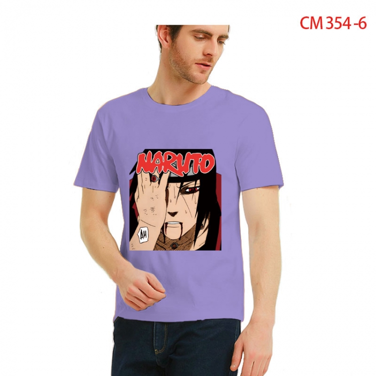 Naruto Printed short-sleeved cotton T-shirt from S to 3XL  CM 354 6