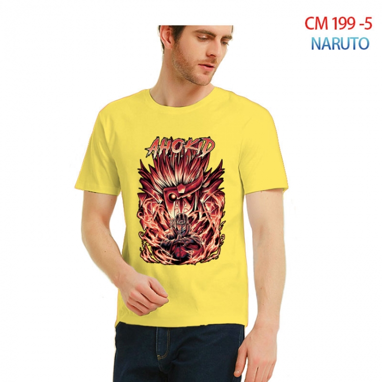 Naruto Printed short-sleeved cotton T-shirt from S to 3XL  CM 199 5