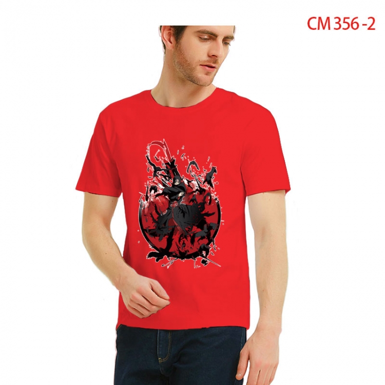 Naruto Printed short-sleeved cotton T-shirt from S to 3XL   CM 356 2