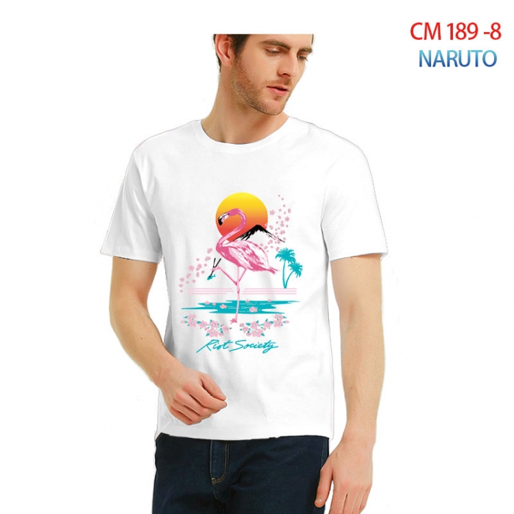 Naruto Printed short-sleeved cotton T-shirt from S to 3XL CM 189 8