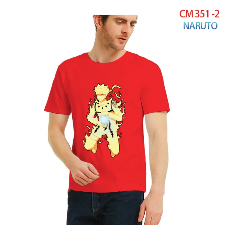 Naruto Printed short-sleeved cotton T-shirt from S to 3XL  CM 351 2