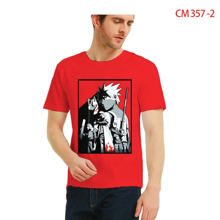 Naruto Printed short-sleeved cotton T-shirt from S to 3XL  CM 357 2