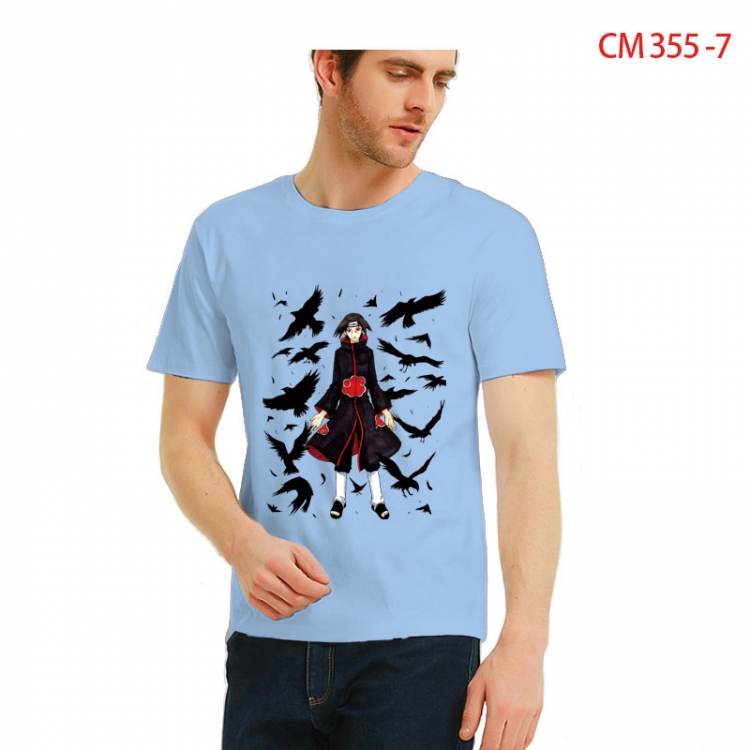 Naruto Printed short-sleeved cotton T-shirt from S to 3XL  CM 355 7