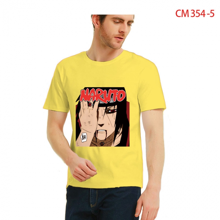 Naruto Printed short-sleeved cotton T-shirt from S to 3XL  CM 354 5