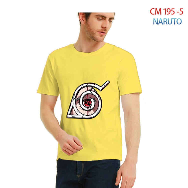 Naruto Printed short-sleeved cotton T-shirt from S to 3XL  CM 195 5