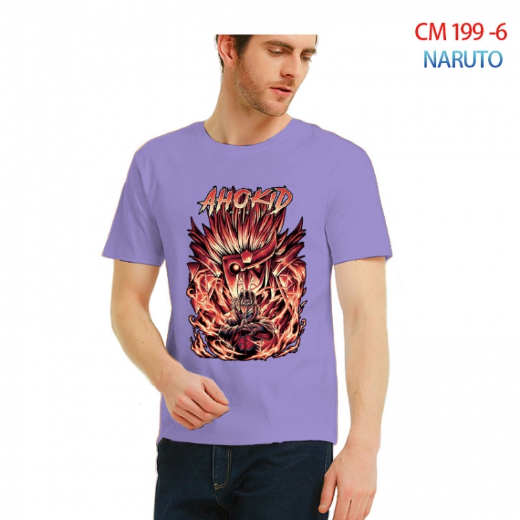 Naruto Printed short-sleeved cotton T-shirt from S to 3XL  CM 199 6