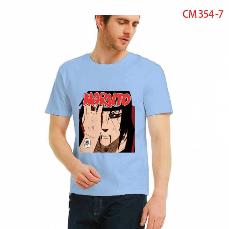 Naruto Printed short-sleeved cotton T-shirt from S to 3XL  CM 354 7